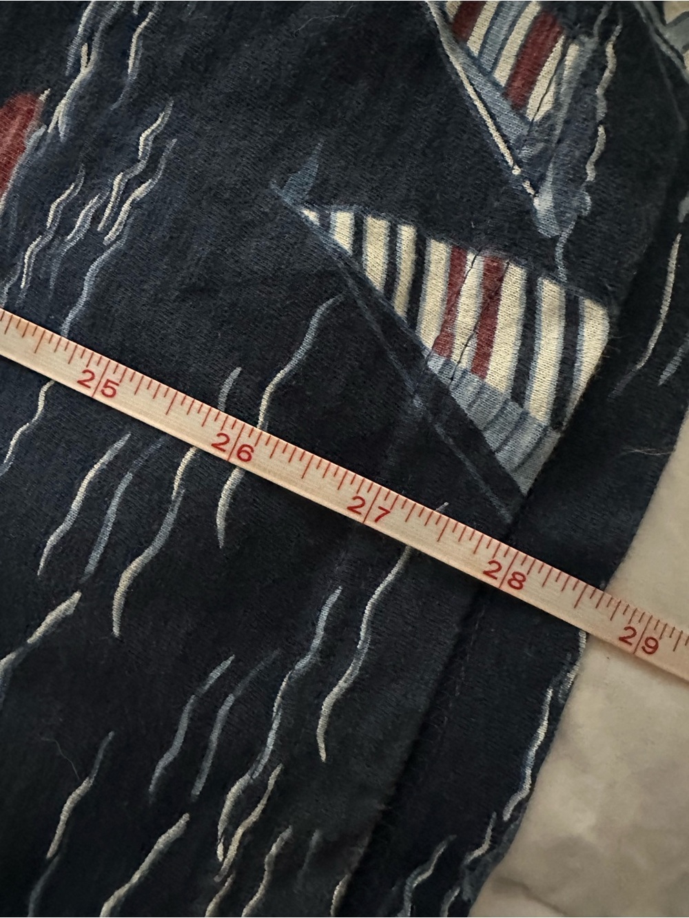 IZOD Saltwater Relaxed Classics Nautical Sailboat Polo Shirt Navy Men's XL - Picture 9 of 9